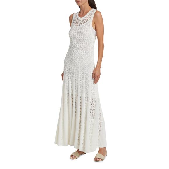Zimmermann Dresses & Skirts - NWT Zimmerman White Knit Wylie Maxi Coverup Dress US 8
